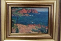 Paysage 2, huile sur bois. 1918. Musée de Pontavedra