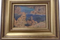 Paysage, huile sur bois. 1918. Musée de Pontavedra