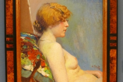 La rouquine. Musée des Beaux arts de la Corogne