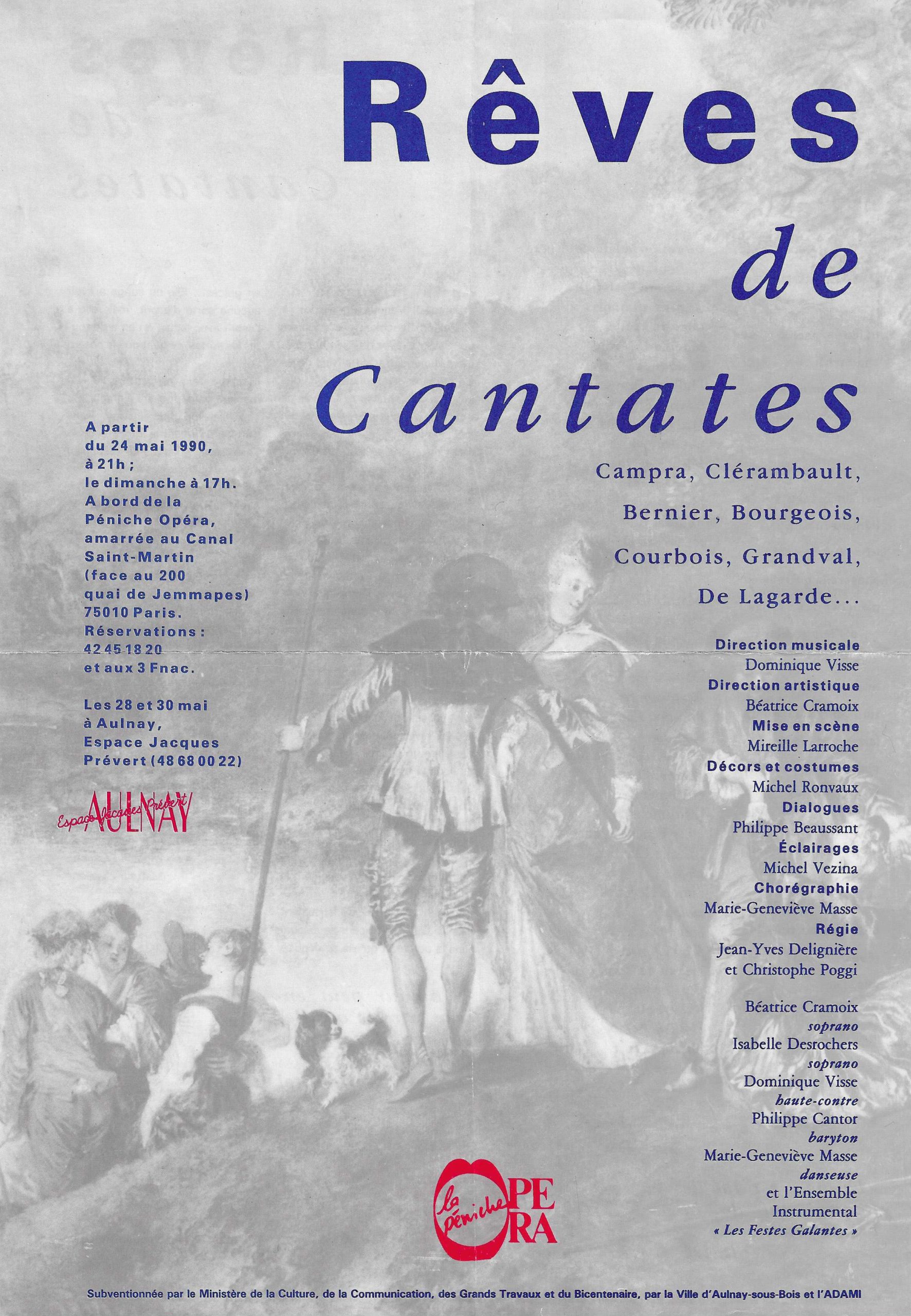 Rêves de Cantates